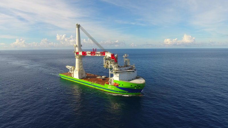 台船環海二度獲得3-1期區塊開發合約 簽訂海盛風場35座水下基礎及海上變電站運輸安裝、海床拋石工程