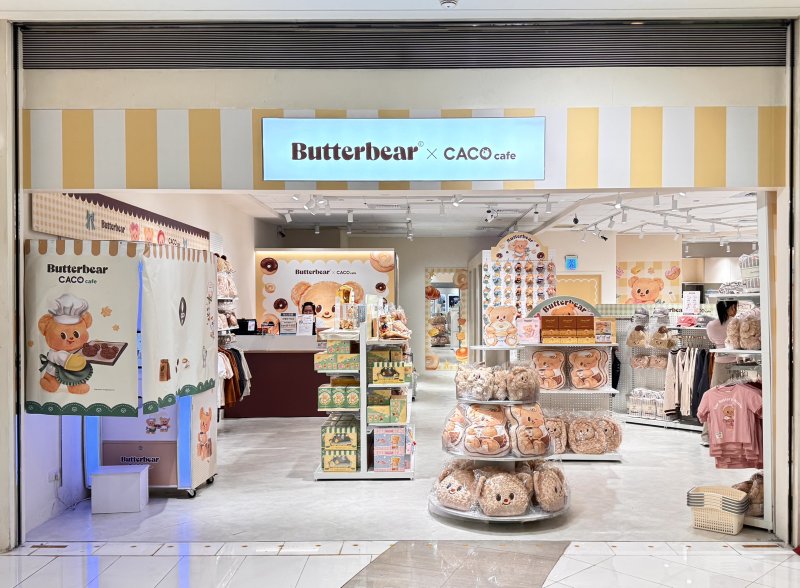 超萌快閃警報！Butterbear首登台打造大型跨界聯名 高雄夢時代攜手加州椰子三大品牌推出《城市療癒計畫》