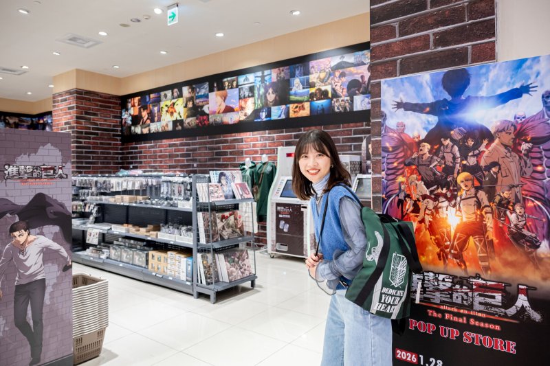重溫神作《進擊的巨人：The Final Season》快閃店 即日起統一時代百貨高雄店登場