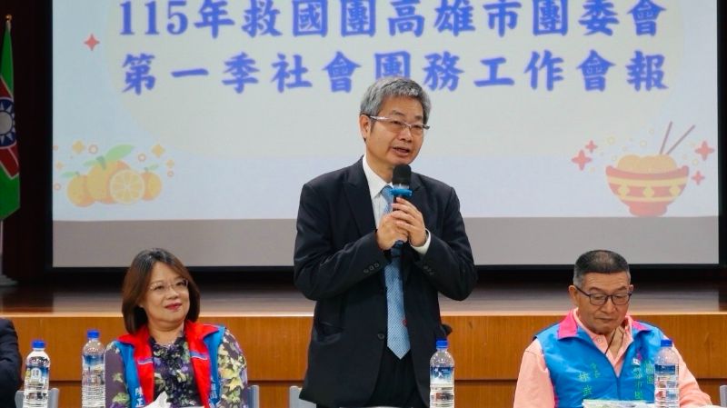 李樑堅主任委員感謝義工夥伴長期無私無奉獻 圖/信旭 李樑堅主任委員感謝義工夥伴長期無私無奉獻 圖/信旭