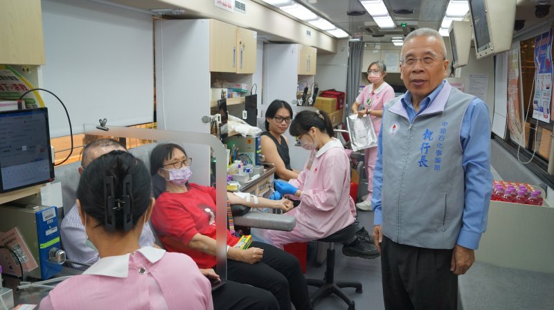 石化事業部舉辦捐血活動 員工熱情響應