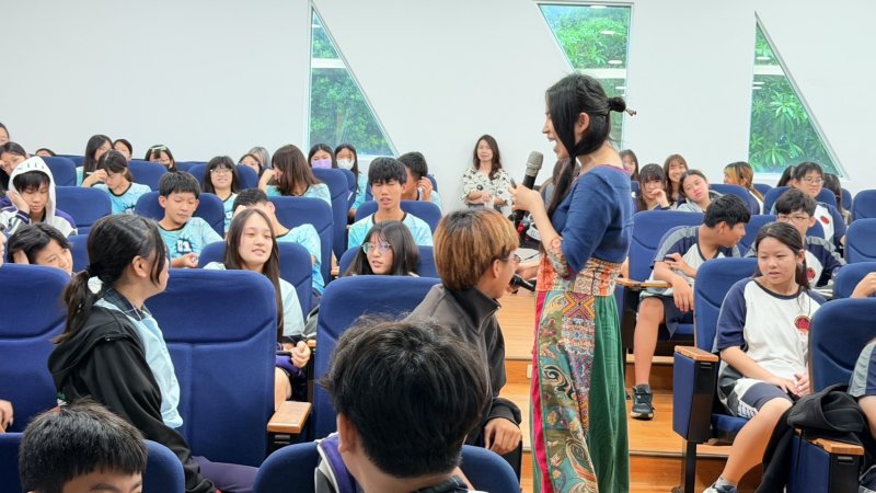 沈博士特別感受到旗津的人情味