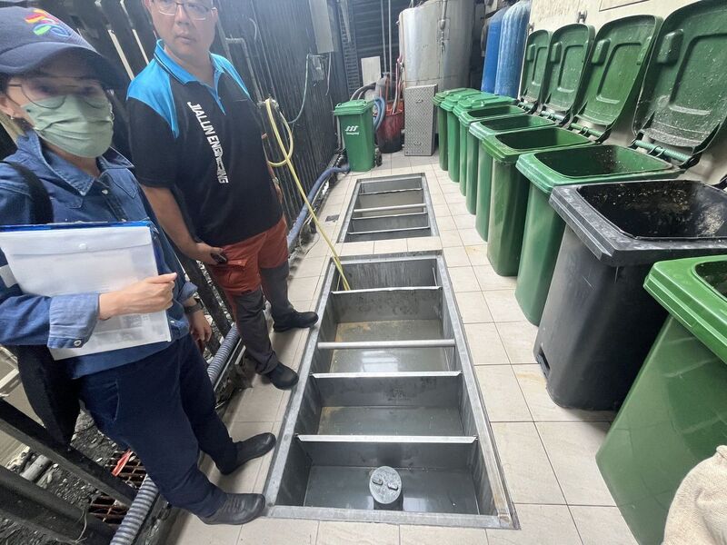 加強下水道排放水質管理 高市水利局聯合稽查餐飲業