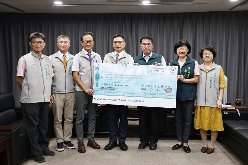 台南醫師公會捐230萬助丹娜絲風災重建  醫界堅守崗位獲肯定