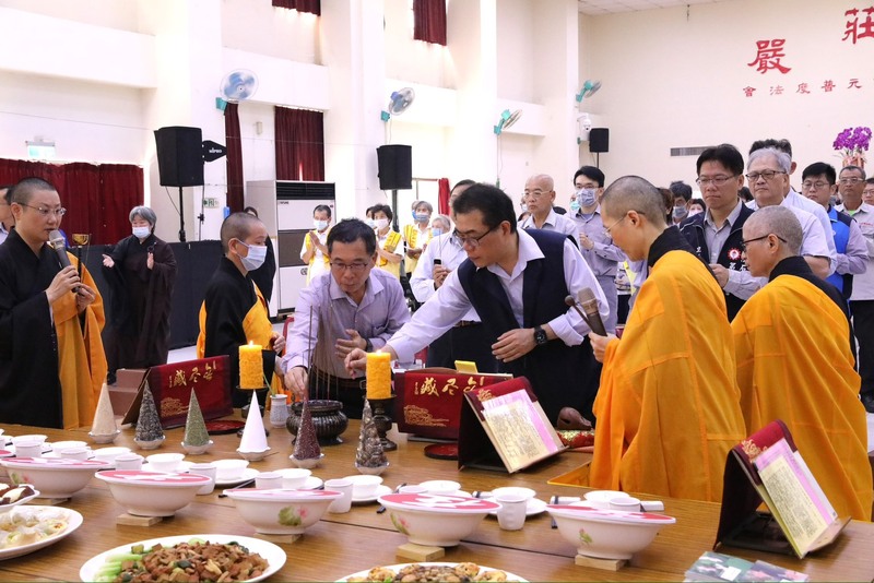 中油大林煉油廠舉辦中元普渡祈福法會