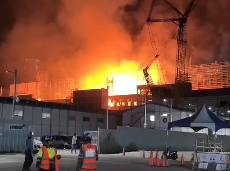 高雄興達電廠新建機組火警現已撲滅  消防局出動24車67人前往搶救無人員受傷